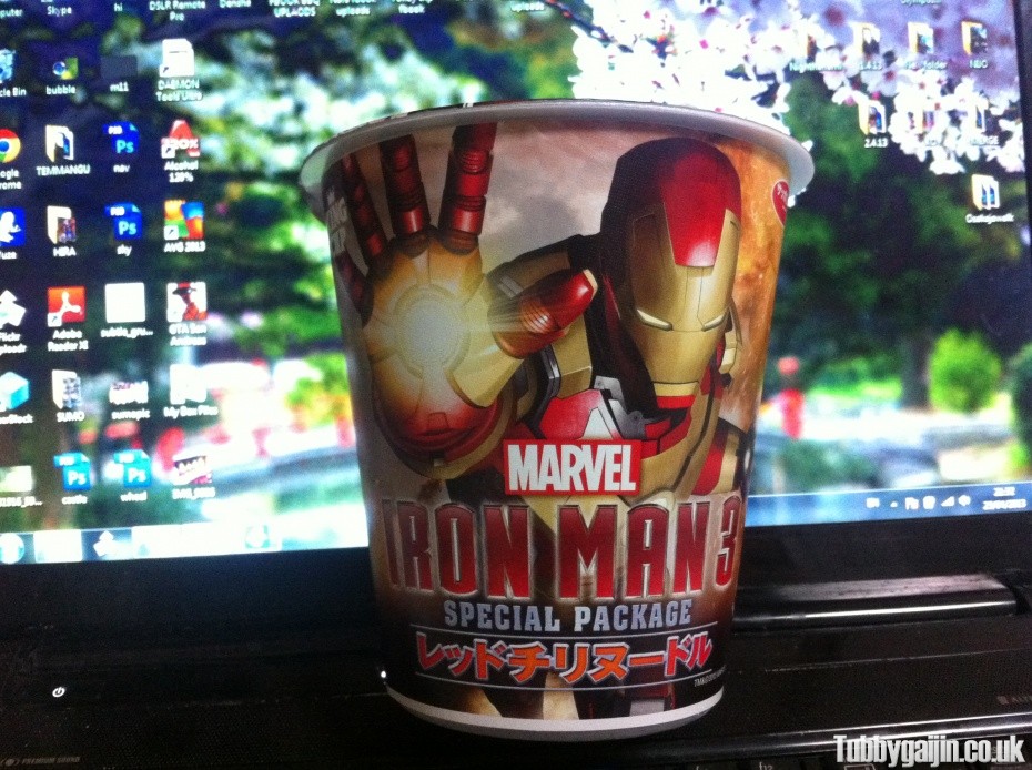 Iron Man 3, red chilli noodles