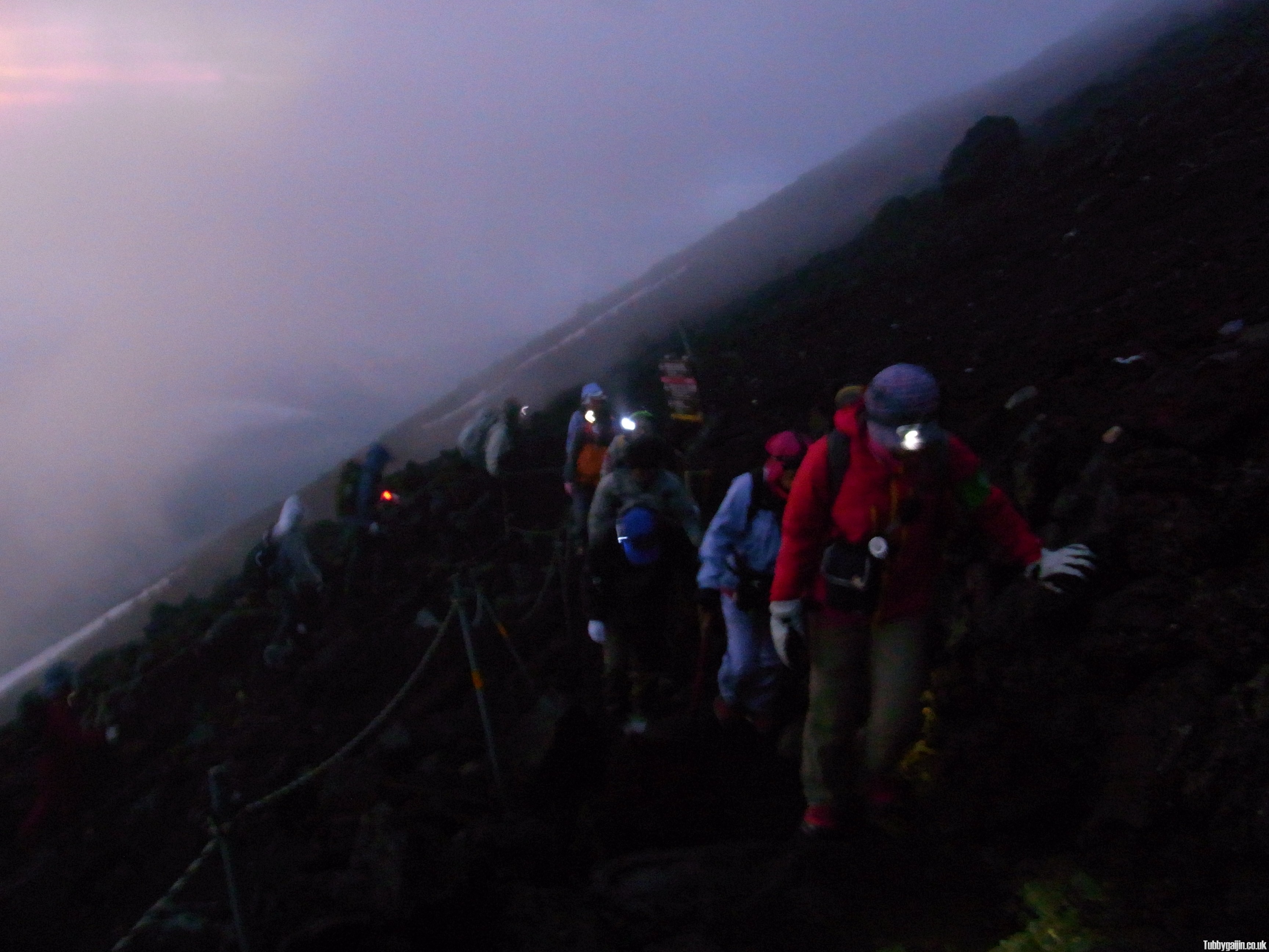 Climbing Mt Fuji