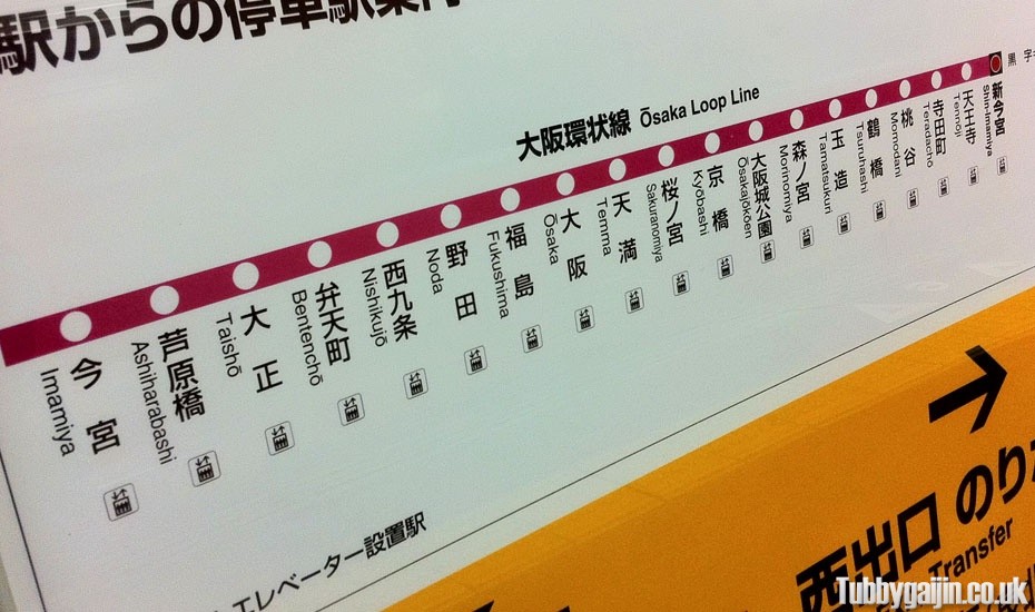 Station boards - An unlikely kanji learning tool